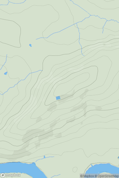 Thumbnail image for Lodge Hill [Neath to Chepstow] showing contour plot for surrounding peak